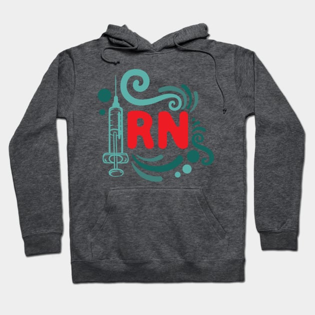 RN Registered Nurse Hoodie by KindlyHarlot